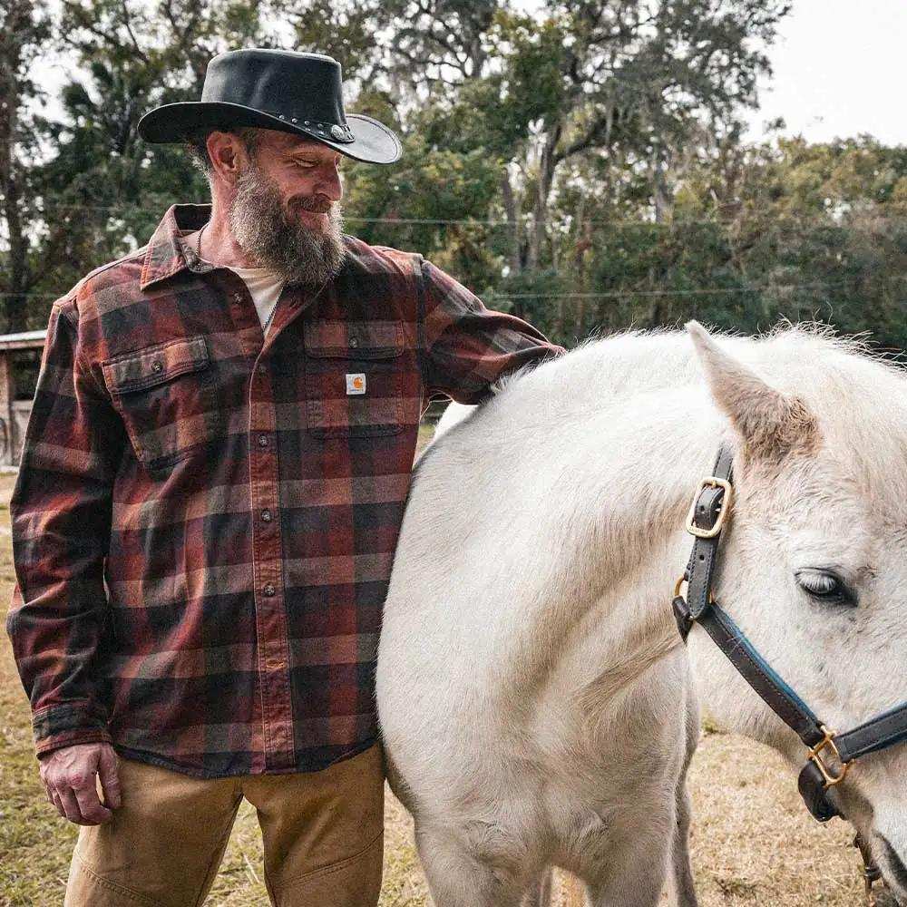 Rodeo - Premium Leather Cowboy Hat - Unik Just for Bikers - Flyclothing LLC