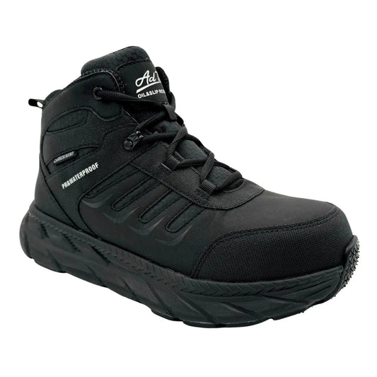 AdTec Men Men's 6" Ultra Light work boot. Waterproof Carbon Nano Toe Puncture Resistant - AdTec