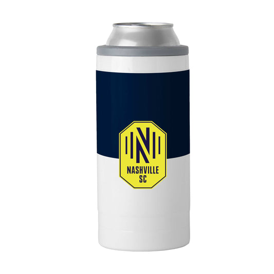 Nashville SC 12oz Colorblock Slim Can Coolie - Logo Brands - Flyclothing LLC