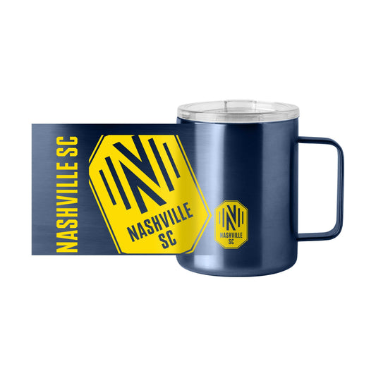 Nashville SC 15oz Hype Stainless Mug - Logo Brands - Flyclothing LLC