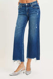 RISEN High Rise Crop Wide Leg Jeans - Trendsi - Flyclothing LLC