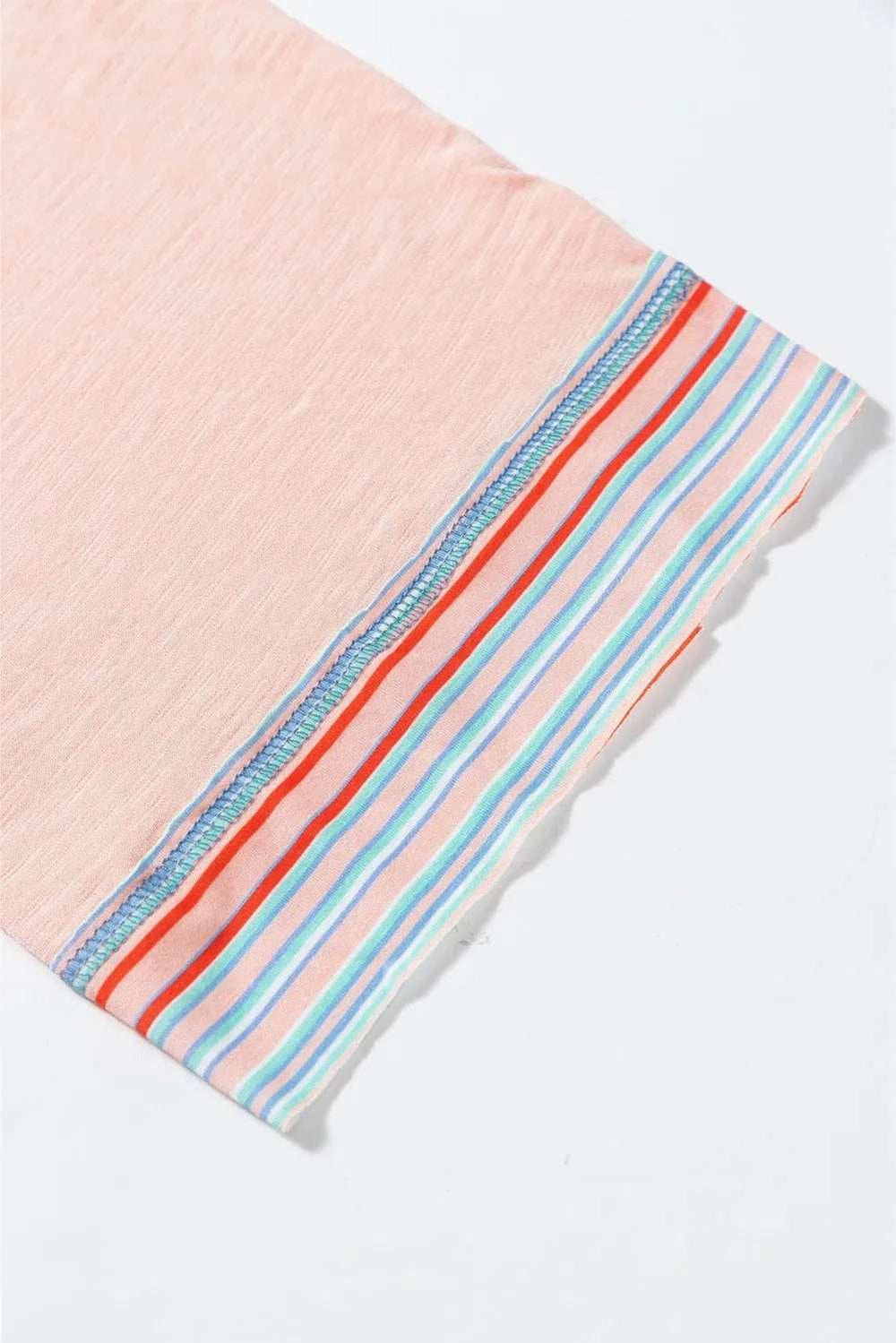 Waffle-Knit Round Neck Long Sleeve Top - Trendsi - Flyclothing LLC