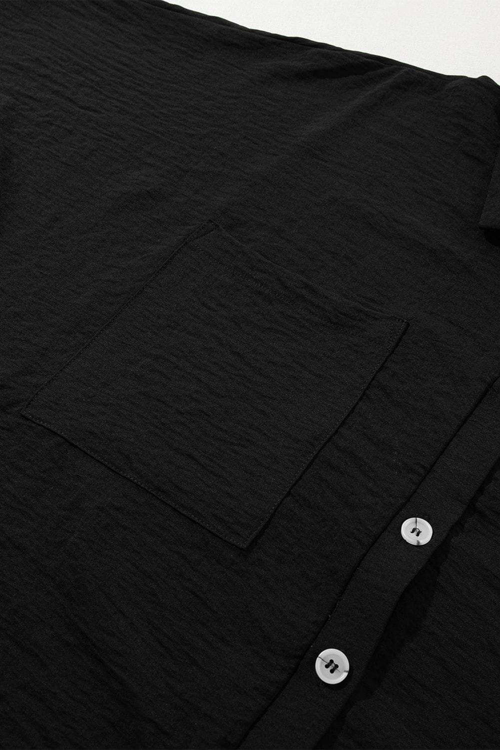 Half Button Collared Neck Romper - Trendsi - Flyclothing LLC