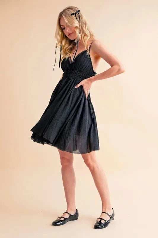 Aemi+Co Lace Detail Mini Cami Dress - Trendsi - Flyclothing LLC