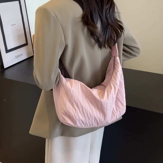 Pleated Dumpling Crossbody Bag - Trendsi - Flyclothing LLC