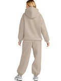 Full Size Kangaroo Pocket Hoodie and Joggers Set Plus Size - Trendsi - Flyclothing LLC