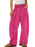 Drawstring Wide Leg Pants - Trendsi - Flyclothing LLC