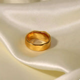 18K Gold-Plated Pearl Ring - Trendsi - Flyclothing LLC