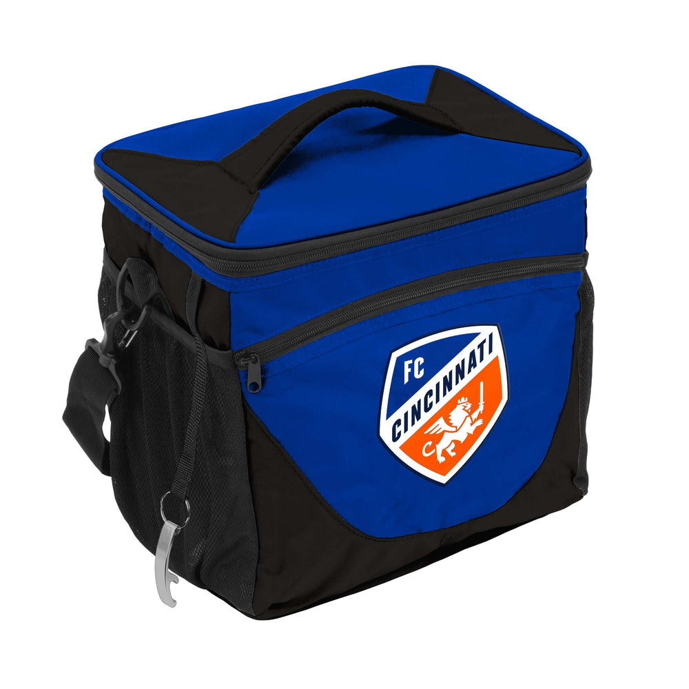 FC Cincinnati Royal 24 can cooler f/ Primary Logo - Logo Brands - Flyclothing LLC