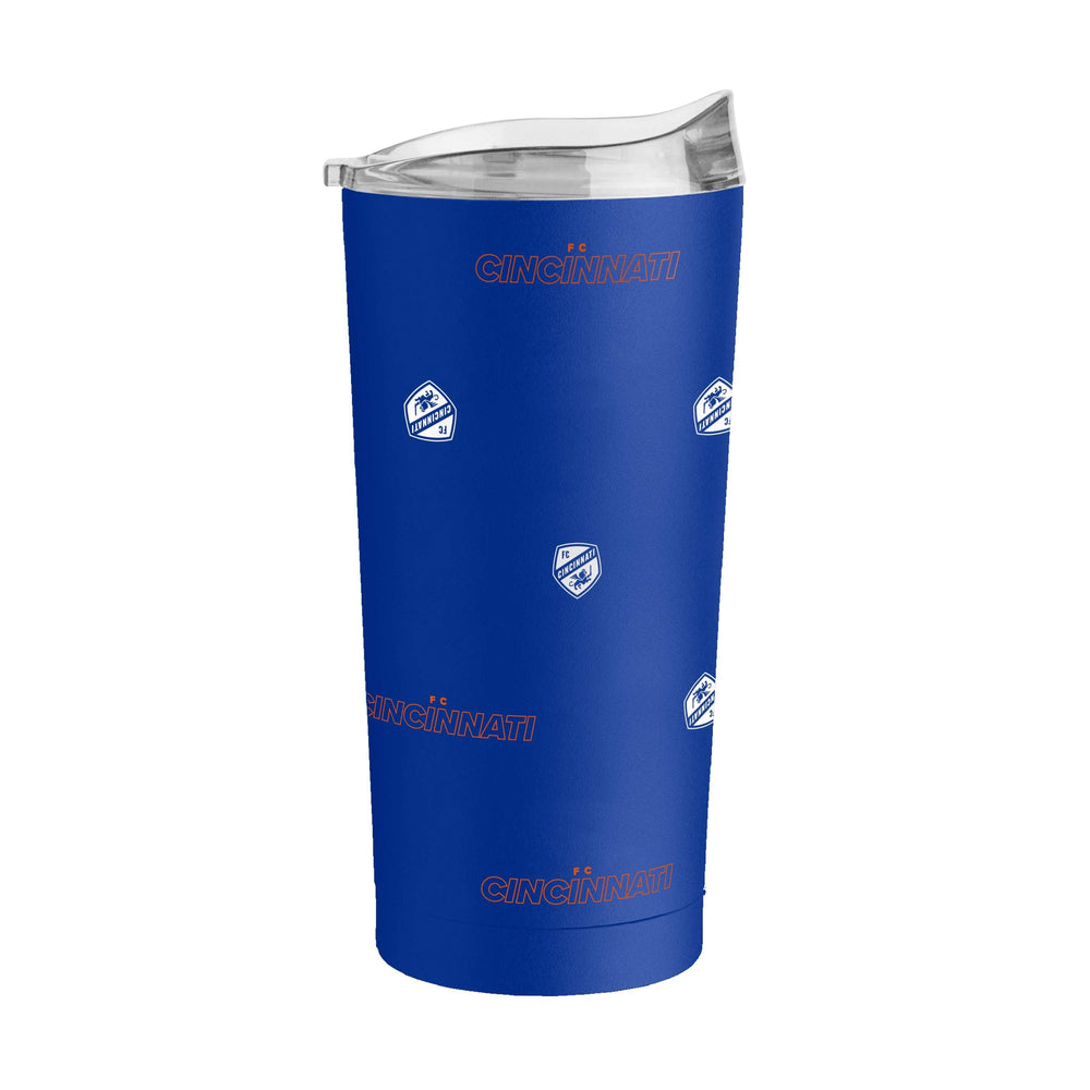 FC Cincinnati 20oz Step And Repeat Powder Coat Tumbler - Logo Brands - Flyclothing LLC