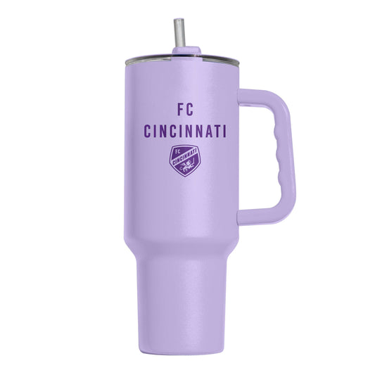 FC Cincinnati Lavender 40oz Tonal Powder Coat Tumbler - Logo Brands - Flyclothing LLC
