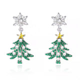 Christmas Tree Drop Earrings - Trendsi - Flyclothing LLC
