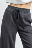 Umgee Drawstring Wide Leg Cropped Pants - Trendsi - Flyclothing LLC