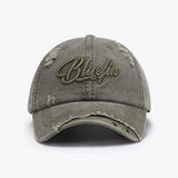 Embroidered Letter Cotton Baseball Cap - Trendsi - Flyclothing LLC