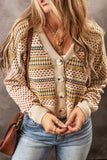 Button Down Long Sleeve Cardigan - Trendsi - Flyclothing LLC