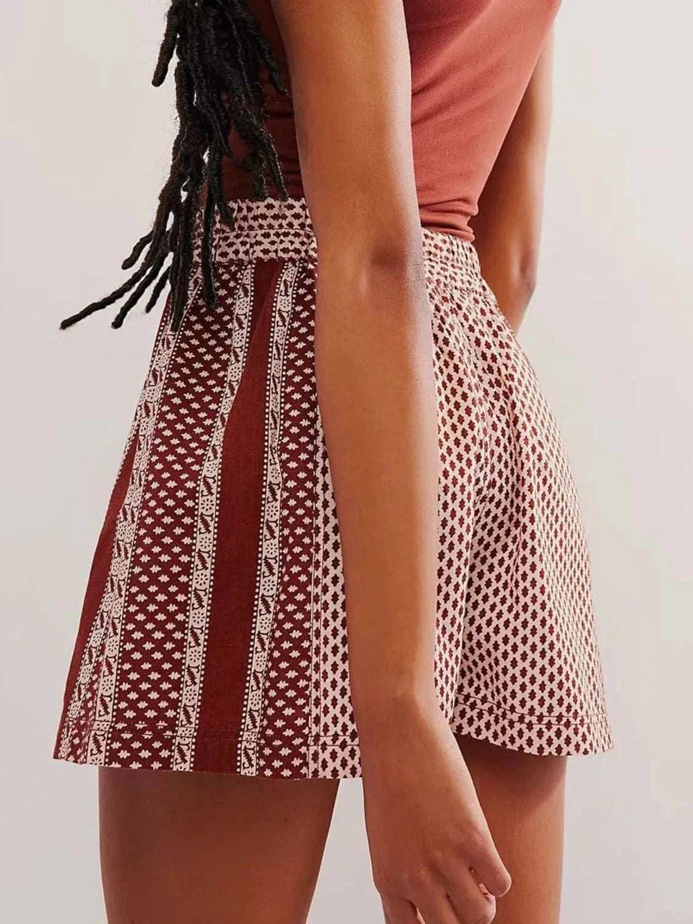 Elastic Waist Shorts - Trendsi - Flyclothing LLC