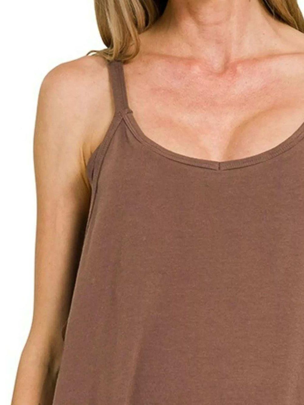 Zenana Cami Mini Dress with Built-in Romper Liner - Trendsi - Flyclothing LLC