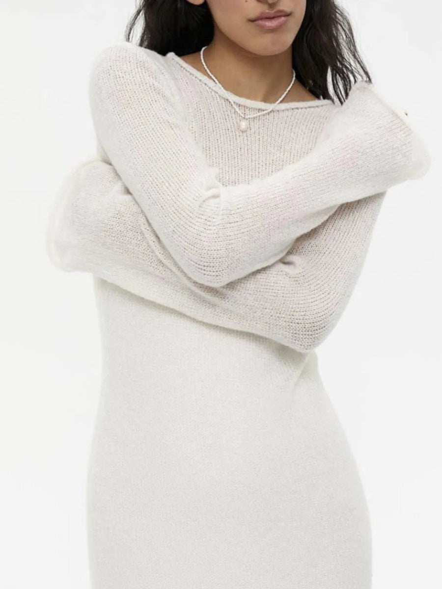 Ribbed Knit Cami Dress and Cover Up Sweater Set - Trendsi - Flyclothing LLC