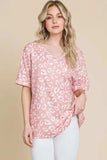 BOMBOM Loose Fit Animal Print Soft Knit Top - Trendsi - Flyclothing LLC
