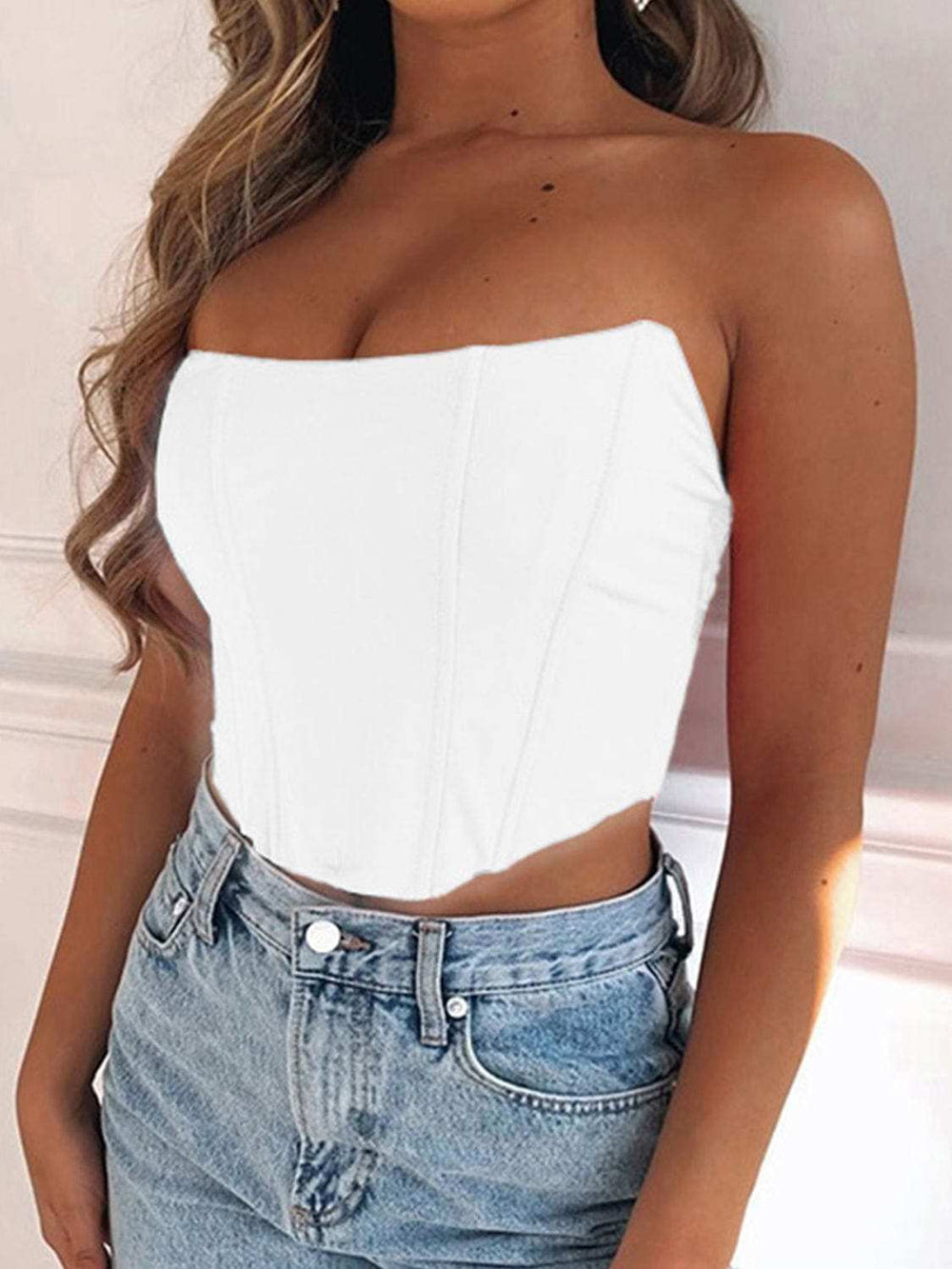 Tube Cropped Top - Trendsi - Flyclothing LLC