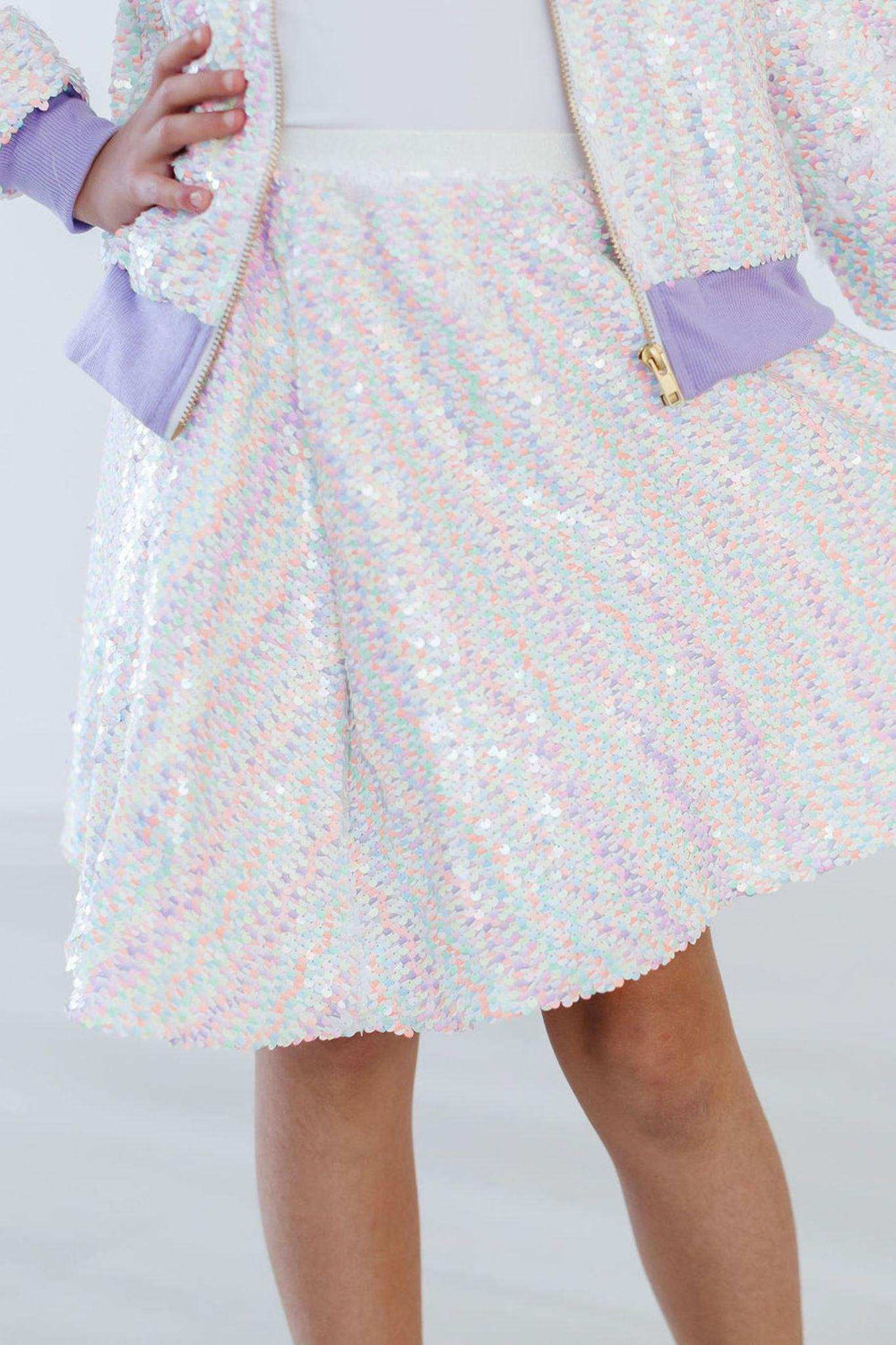 Unicorn Flip Sequin Twirl Skort - Mila & Rose ® - Flyclothing LLC