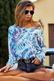 BiBi Tie Dye Print Terry T-Shirt - Trendsi - Flyclothing LLC