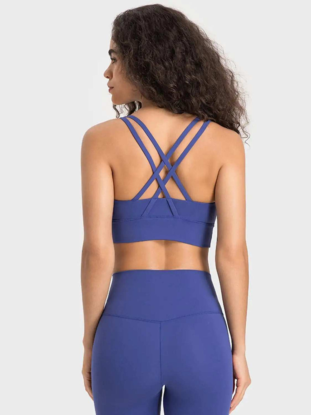 Crisscross Scoop Neck Active Tank - Trendsi - Flyclothing LLC