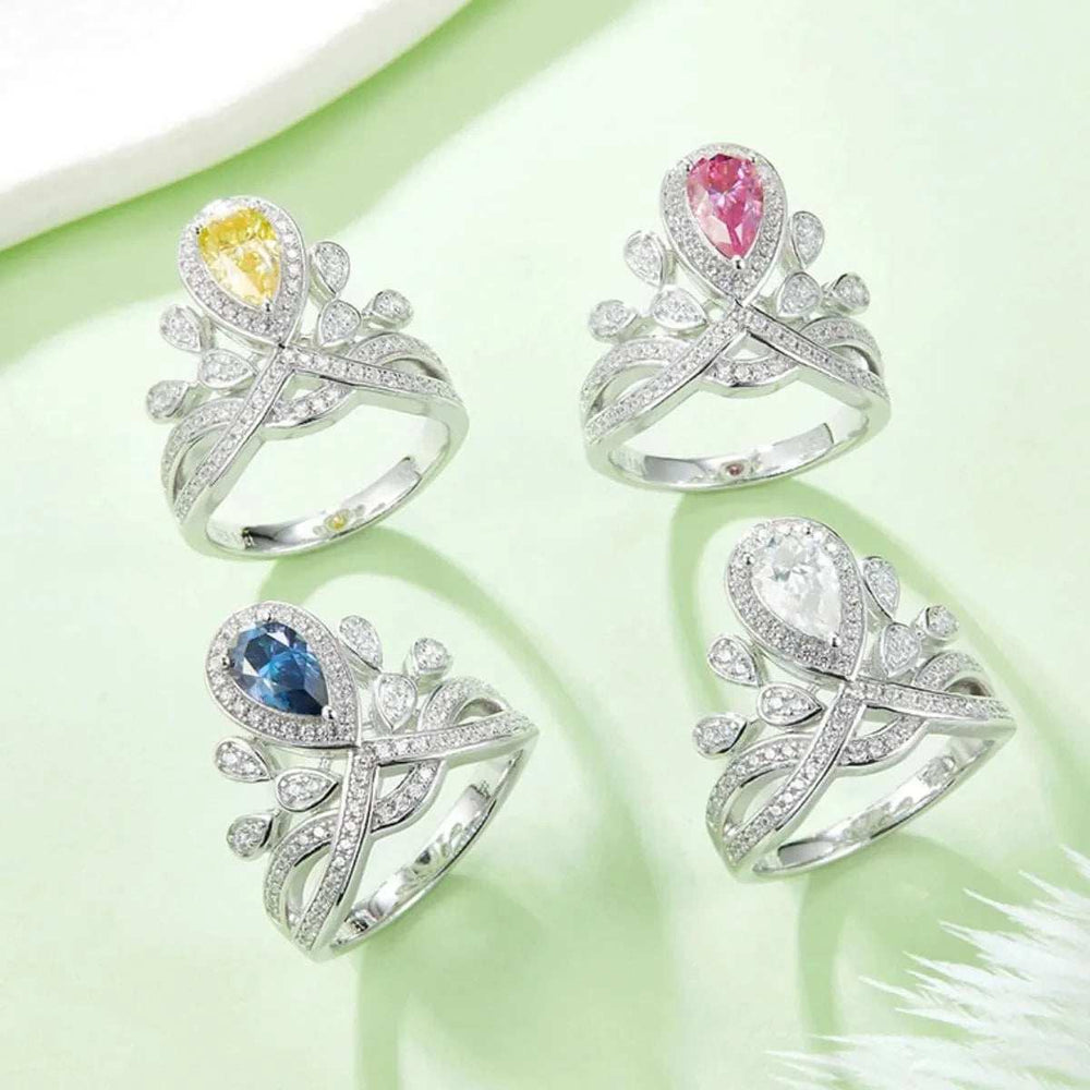 1 Carat Moissanite 925 Sterling Silver Ring - Trendsi - Flyclothing LLC