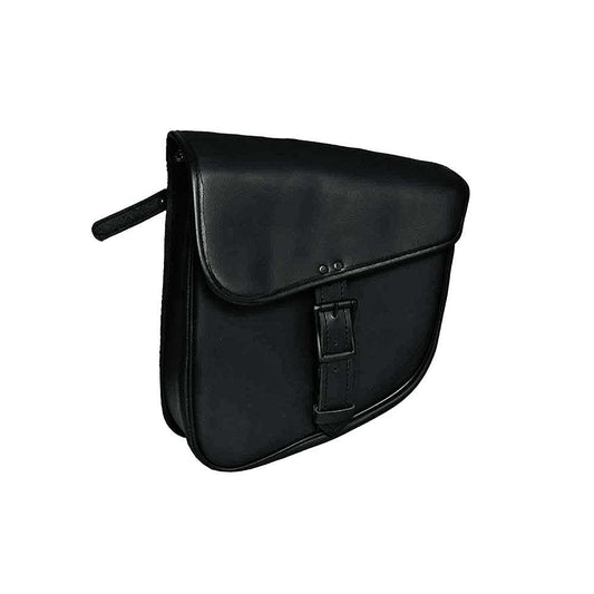 Black 1 Strap - Left Side PVC Swing Arm Bag - Unik Just for Bikers - Flyclothing LLC