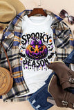 Full Size Jack-O'-Lantern Graphic Round Neck Short Sleeve T-Shirt - Trendsi - Flyclothing LLC