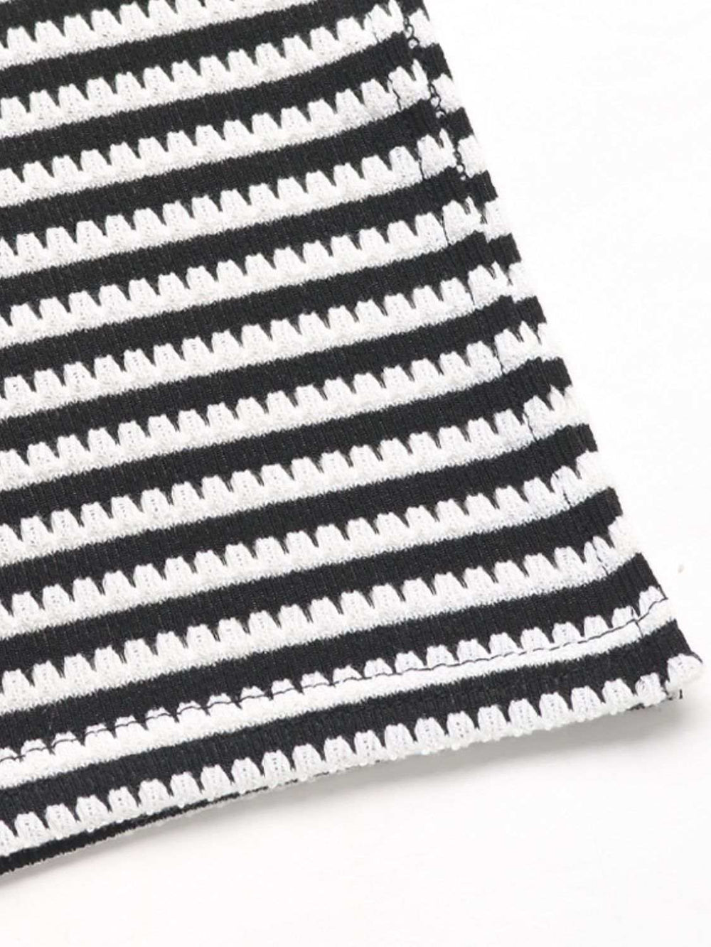 Perfee Striped Halter Neck Top and Slit Skirt Set - Trendsi - Flyclothing LLC