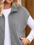 Zip-Up Vest Coat - Trendsi - Flyclothing LLC