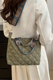Bubble Textured Printed Strap Handbag - Trendsi - Flyclothing LLC