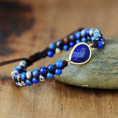 Handmade Teardrop Shape Beaded Bracelet - Trendsi - Flyclothing LLC