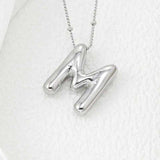 Copper Bubble Letter Pendant Necklace - Trendsi - Flyclothing LLC