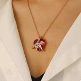 Heart-Shaped MOM Pendant Necklace - Trendsi - Flyclothing LLC