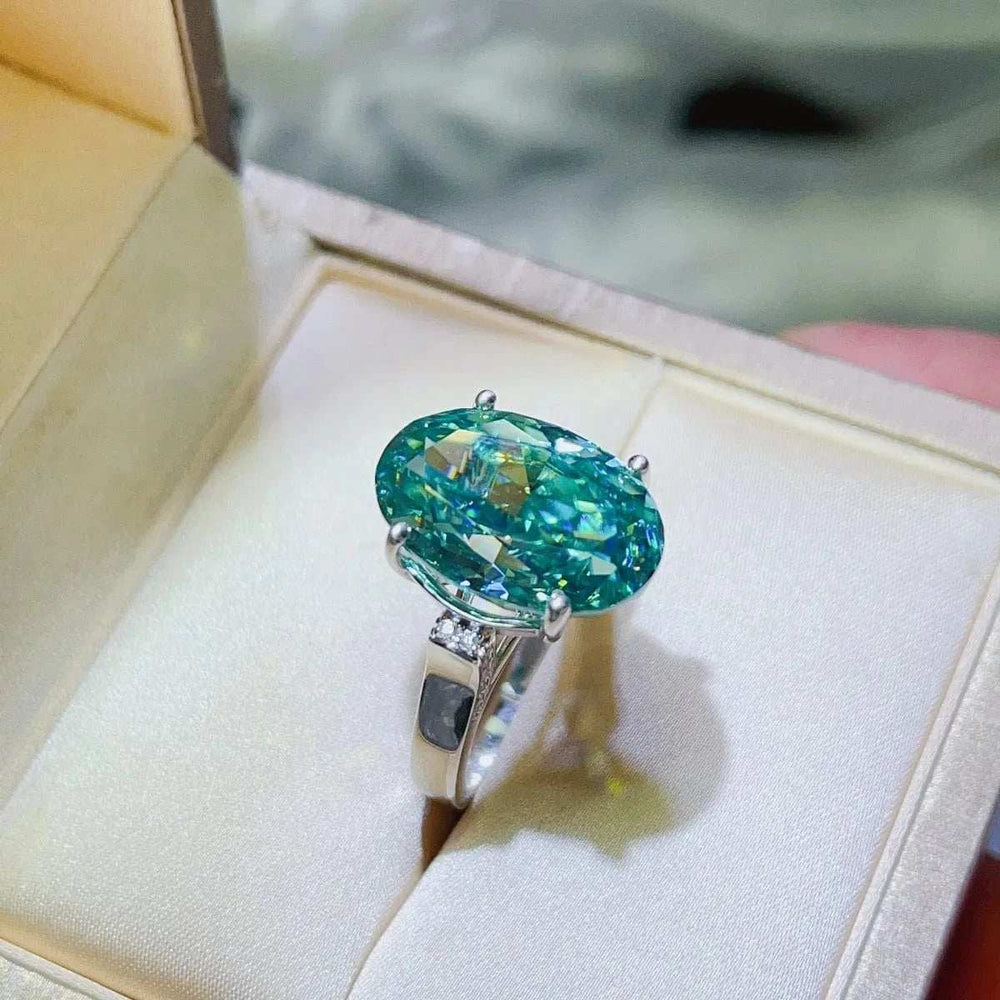 5 Carat Moissanite 925 Sterling Silver Ring - Trendsi - Flyclothing LLC