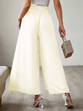Tied Slit Wide Leg Pants - Trendsi - Flyclothing LLC