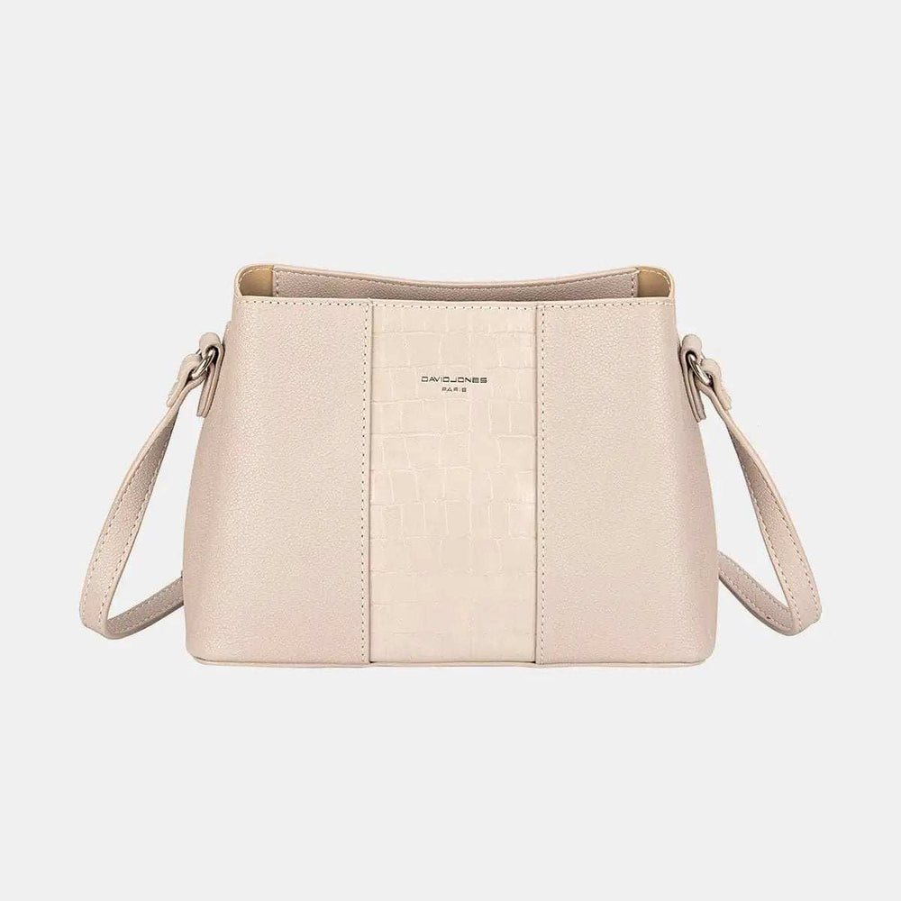 David Jones PU Leather Crossbody Bag - Trendsi - Flyclothing LLC