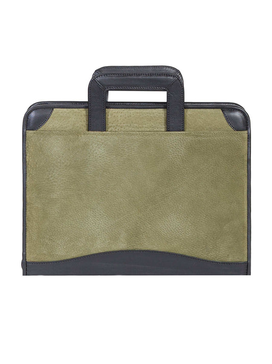 Scully Leather 3 ring zip binder w/drop handles - Scully Leather - Flyclothing LLC
