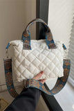 Bubble Textured Printed Strap Handbag - Trendsi - Flyclothing LLC