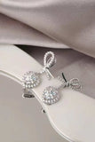 2 Carat Moissanite 925 Sterling Silver Heart Earrings - Trendsi - Flyclothing LLC