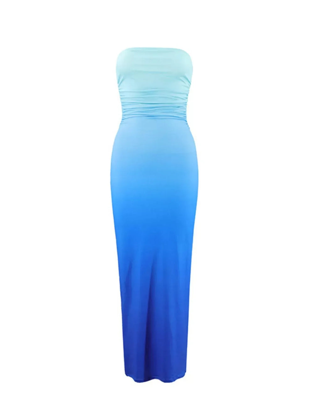 Gradient Tube Bodycon Midi Dress - Trendsi - Flyclothing LLC