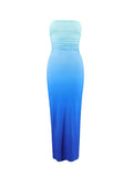 Gradient Tube Bodycon Midi Dress - Trendsi - Flyclothing LLC