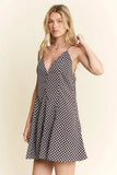 Jade By Jane Full Size Checkered Sleeveless Dress Plus Size - Trendsi - Flyclothing LLC