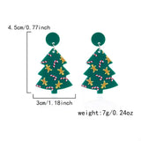 Christmas Tree Drop Earrings - Trendsi - Flyclothing LLC