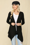 Celeste Full Size Open Front Knit Cardigan - Trendsi - Flyclothing LLC