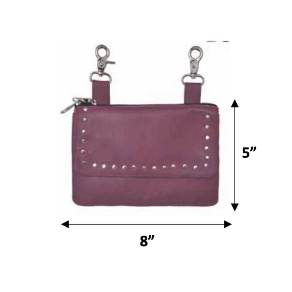 9702.BRG - Ladies Clip on Bag - Unik Just for Bikers - Flyclothing LLC