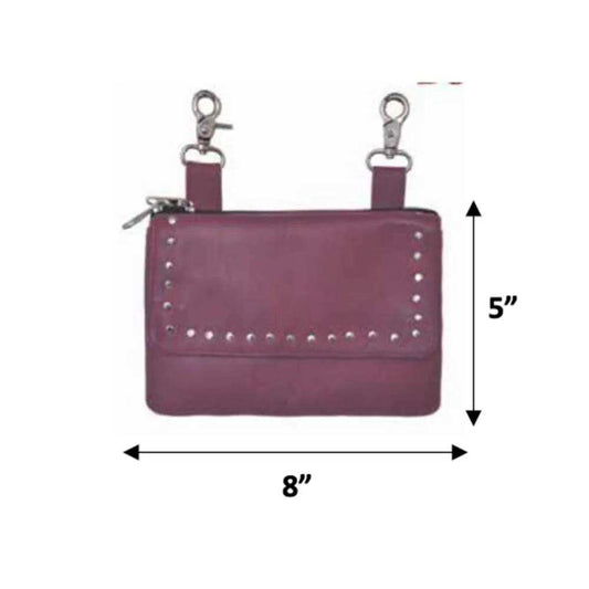9702.BRG - Ladies Clip on Bag - Unik Just for Bikers - Flyclothing LLC