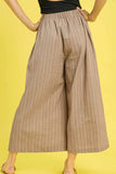 Umgee Pinstripe Crop Palazzo Pants - Trendsi - Flyclothing LLC